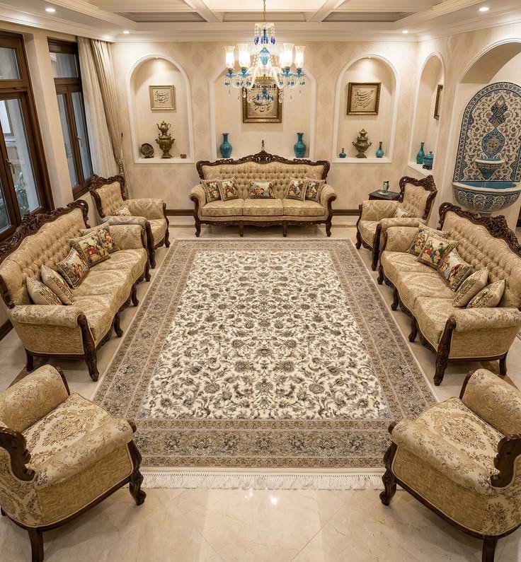 MS Handicraft Royal Luxury Living Suite